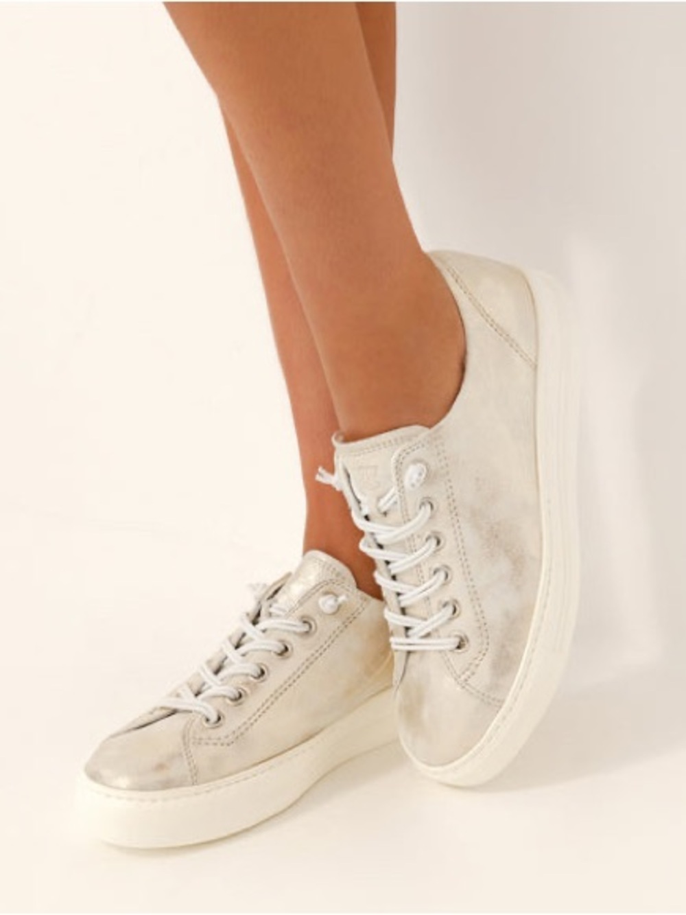 PAUL GREEN HADLEY SNEAKER in Mineral Metallic Size US 9 (6.5)